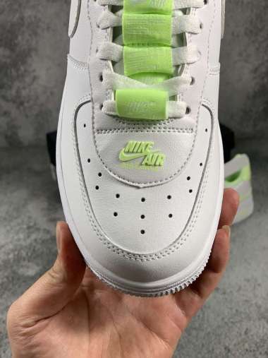 air force 1 black and lime green