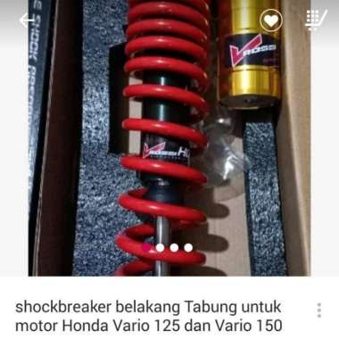 V Rossi - G2 Shock Shockbreaker Motor Belakang Tabung Atas Honda Vario 125 150 Kuning