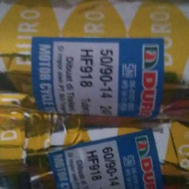 Duro Thailand - Tire Tyre Ban Luar Motor Tubeless 50 & 60 / 90 / 14 Sepasang