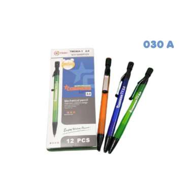 Pensil mekanik tizo 1 pak isi 12 pcs 2,0 TM-030 030A