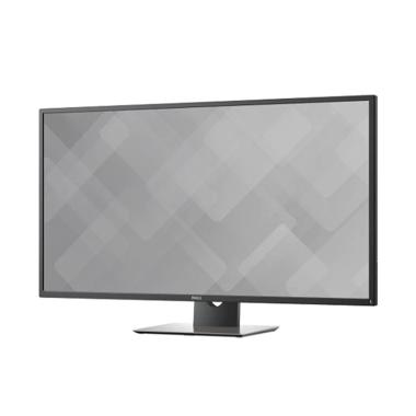 DELL P4317Q Multi Client Monitor Komputer [43 Inch/ Ultra HD 4K] Light grey
