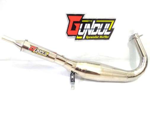 knalpot RX king RX pesial kolong kompetisi full crhome suara garing anti karat