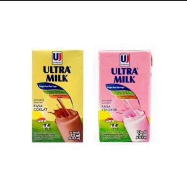 Susu Ultra Milk All Variant 125 ml ( 1 dus isi 40 pcs ) Coklat