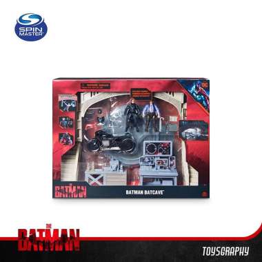 The Batman BATCAVE with Exclusive Unmasked Batman The Penguin BATCYCLE