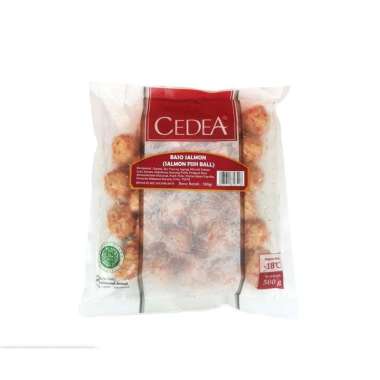 Cedea Bakso Ikan Salmon / Fish Ball Steamboat 500gr Frozen Food [Tangerang]