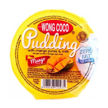 Promo Harga Wong Coco Pudding Mango Puree 120 gr - Blibli