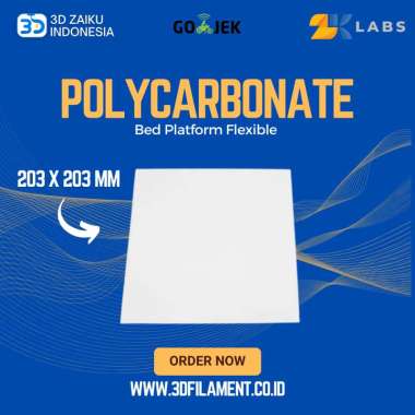ZKLabs Polycarbonate PC 3D Printer 3D Printer Bed Platform Flexible - 203 x 203 mm 470 x 470 mm