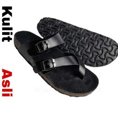 Sandal Kulit Sandal Pria Bravo Sol Puyuh Terlaris Kekinian Termurah 41