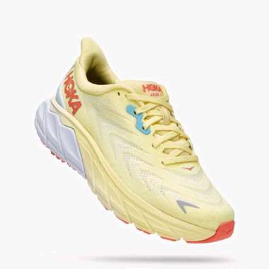 SEPATU LARI WANITA HOKA ONE ONE ARAHI 6 YELLOW PEAR ORIGINAL 40 2/3