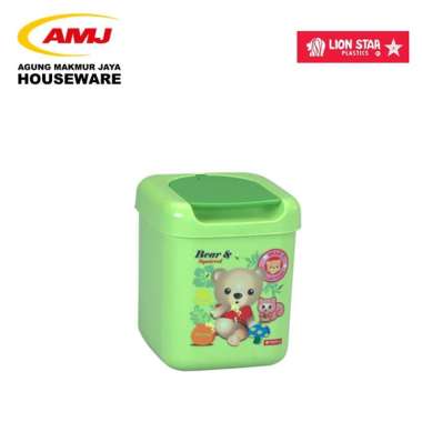 KOTAK / KERANJANG / TEMPAT SAMPAH CLEAN DUST BIN LION STAR