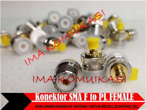 KONEKTOR SAMBUNGAN HT ANTENA SMA FEMALE to PL FEMALE HT REDELL,BOAFENG