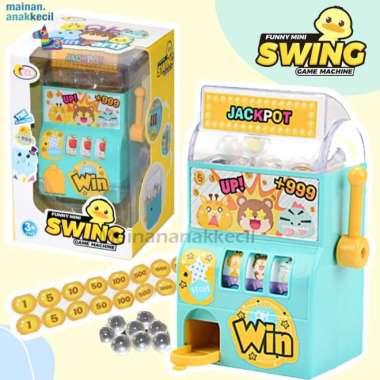 MAINAN ANAK FUNNY MINI SWING GAME MACHINE JACKPOT GAME