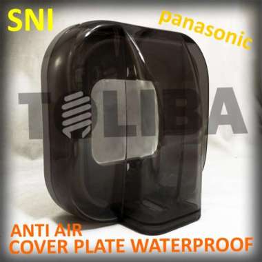 plat penutup stop kontak cover plate waterproof anti air panasonic SNI