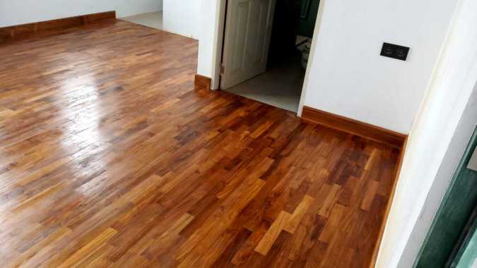 Lantai Kayu Solid Parket-Parquet-Parkit Jati