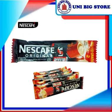 Promo Harga Nescafe Original 3 in 1 per 10 sachet 17 gr - Blibli
