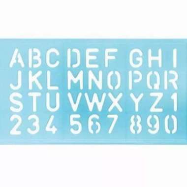 PENGGARIS HURUF LETTERING STENCIL 3 HA 280
