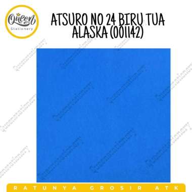 (1 PCS) KERTAS ATSURO ALASKA / KERTAS WARNA / KERTAS ASTURO / KERTAS WARNA POLOS BIRU TUA | 001142
