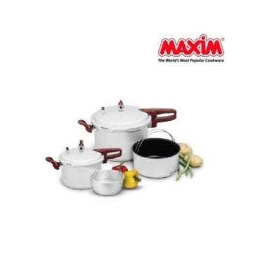 Maxim Panci Presto Pressure Cooker 4Liter Silver