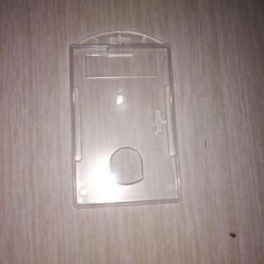 Case card id card bahan tebal Bening