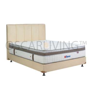 Eversoft Kozo HB Vadia Milano Plushtop Pillowtop Kasur Springbed  [Fullset/ Khusus Jabodetabek] 120 