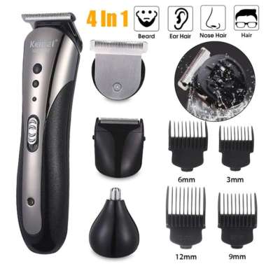 Clipper Kemei KM-1407 Alat Mesin Cukur Rambut Kumis Jenggot KM1407 100 % ORIGINAL Multicolor