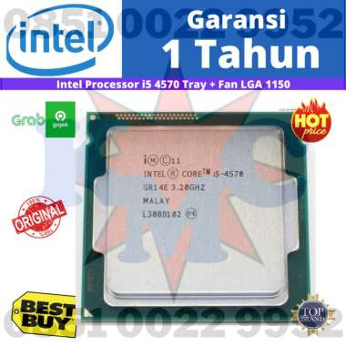 INTEL PROCESSOR CORE i5 4570 3.2 GHZ LGA 1150 TRAY + FAN PROCESSOR
