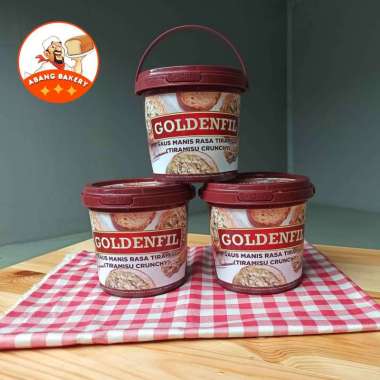 Supplier UMKM| Goldenfil Tiramisu Crunchy | Selai Roti Mocha