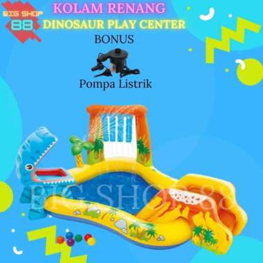 KOLAM RENANG INTEX KOLAM RENANG ANAK PEROSOTAN PROSOTAN ANAK BUAYA DINOSAURUS +POMPA LISTRIK