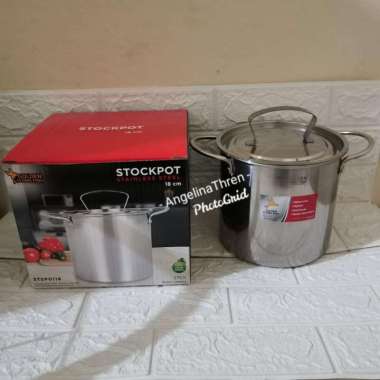 Panci Stainless steel 20cm - Stockpot 20cm golden Flying Fish