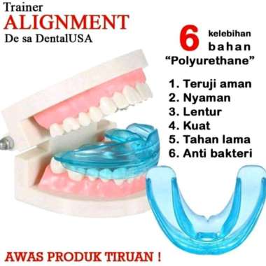 Perapih gigi tanpa behel teeth trainer alignment bening