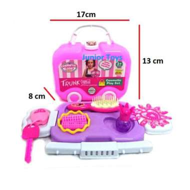 Mainan Anak Perempuan Tas Koper Kosmetik Perlengkapan Kecantikan Salon