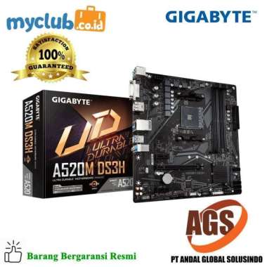 Gigabyte Motherboard A520M DS3H Socket AM4 Micro ATX 4 x DDR4