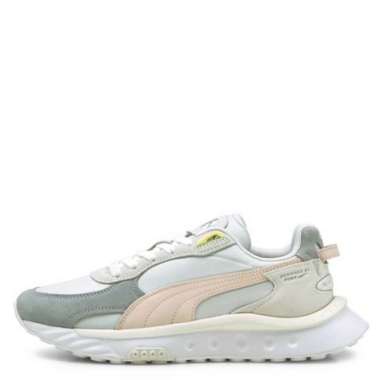 puma light blue sneakers