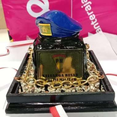 Miniatur POM AD|miniatur baret PM |Miniatur ekslusif PM|paiangan POMAD