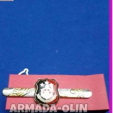 jepit dasi pria Bareskrim /penyepit dasi /tie clip/penjepit dasi