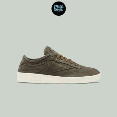 reebok khaki club c c&c trainers