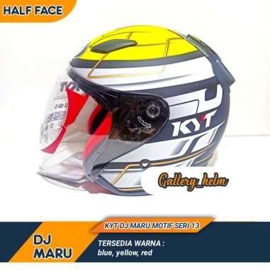 Jual Helm Kyt Half Face Kuning Kyt 