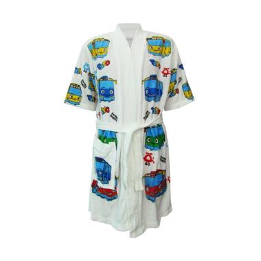 Yunyny Handuk Kimono Anak Karakter Tayo Putih