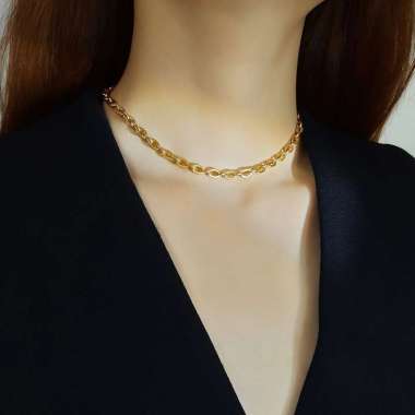Jual 18k Gold Plated Necklace Original 