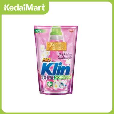 Promo Harga So Klin Liquid Detergent + Softergent Pink 1600 ml - Blibli