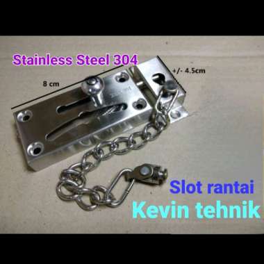 Grendel Rantai, Slot Rantai, Grendel Pintu, Slot Pintu Stainless SUS 304