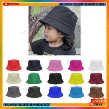 Harga Topi Anak Polos Bucket Terbaru 