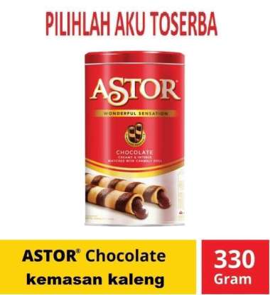 Astor Double Coklat 330 gr - Astor Kaleng - Astor Coklat Kaleng