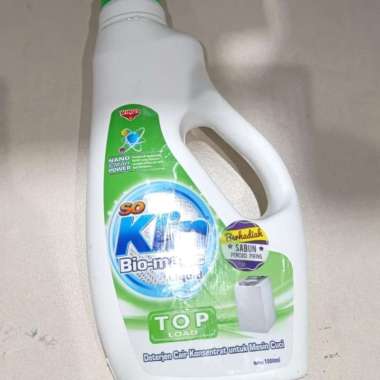 Promo Harga SO KLIN Biomatic Liquid Detergent Top Load 1000 ml - Blibli