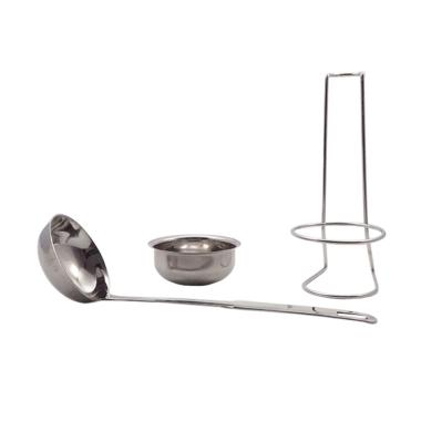 Cookmaster Ladle With Holder Sendok Sop - Perak perak
