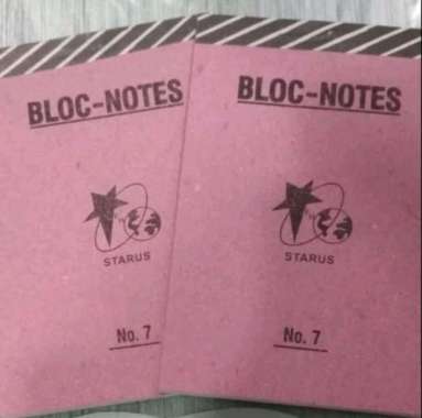 Buku bloc notes mini GARIS dan POLOS / catatan kecil no 7 garis