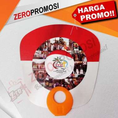 Souvenir Kipas Gagang Bulat Custom Produk Lokal