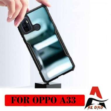 HARDCASE OPPO A33 PREMIUM SHOCKPROOF TRANSPARAN CASING OPPO A33