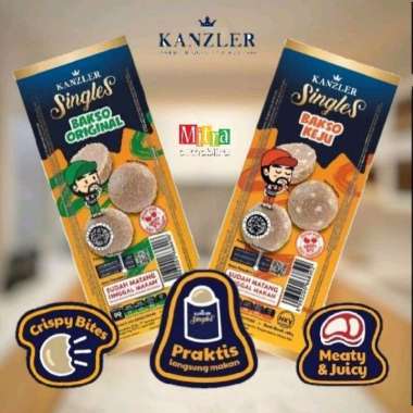Promo Harga Kanzler Singles Bakso Keju 48 gr - Blibli