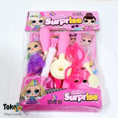 Mainan - Surprise Doll Dentist Doctor Gigi Play Set LOL Pink